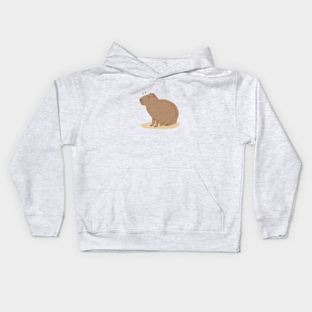 Capybara Kids Hoodie by ellenent